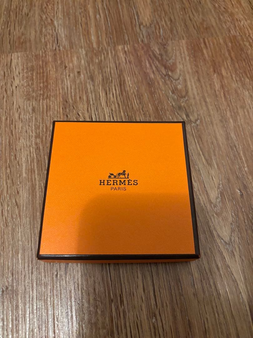 HERMES アタメブラウンレザーブレスレット