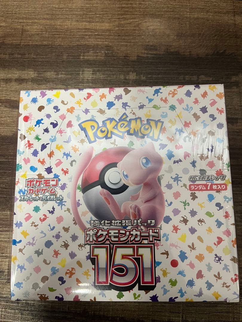 【シュリンク付き】ポケモンカード151 BOX 強化拡張パック　ポケカ