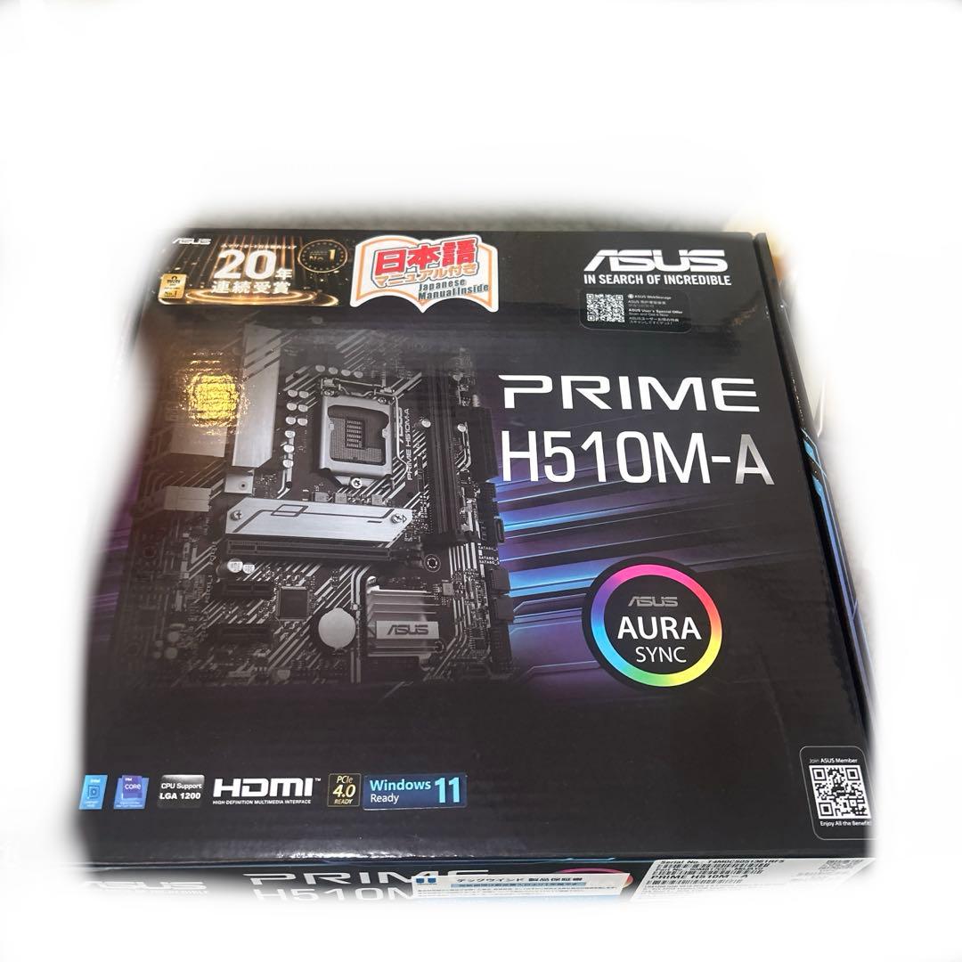 ASUSマザーボード(CPU、SSD搭載済)