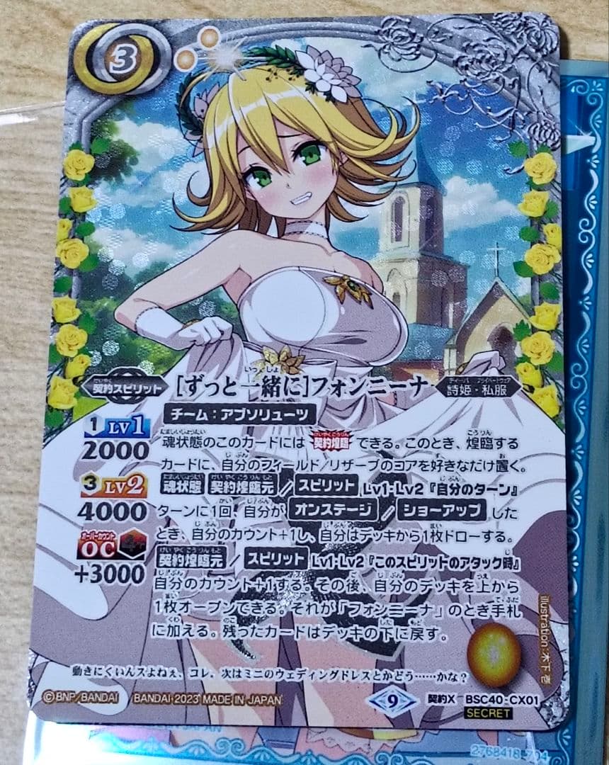 1/31まで値下げ [ずっと一緒に] フォンニーナ シークレット