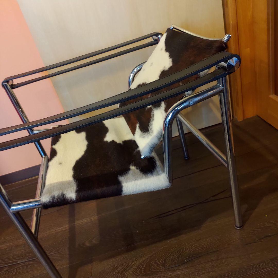 Le Corbusier ル・コルビュジエ モダンデザイン 椅子 牛革