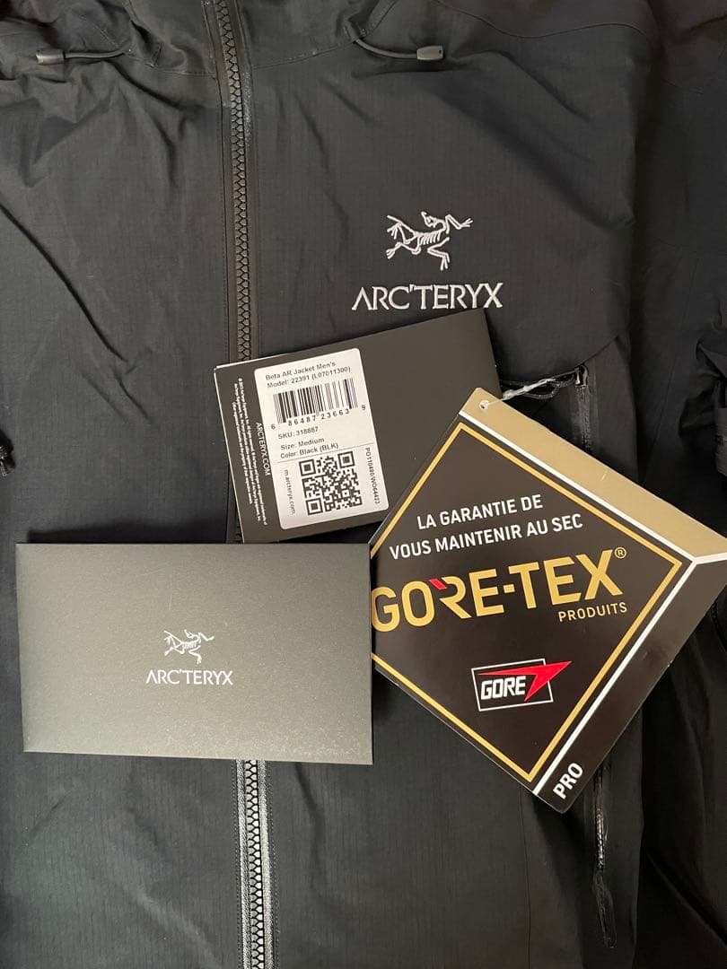 No.6　希少新品未使用Arcteryx Beta AR Mデッドストック