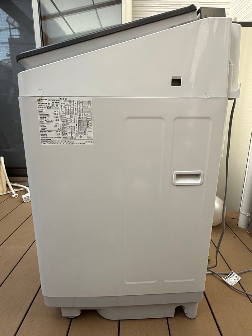 SHARP 縦型洗濯機 ES-PU11C 2019年製