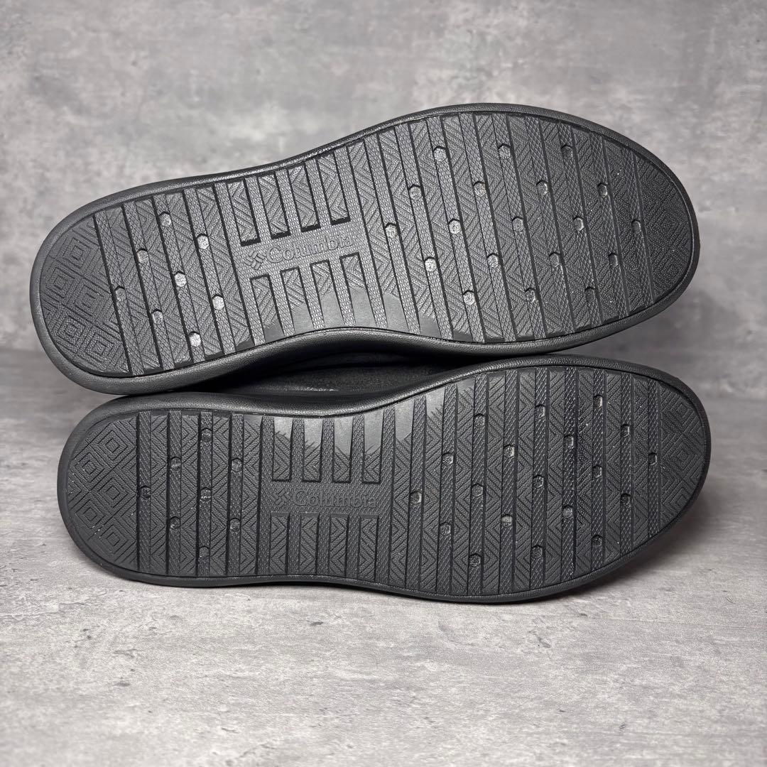 【新品】コロンビア　ショートブーツ ウォータープルーフ サイドジップ 23㎝　黒