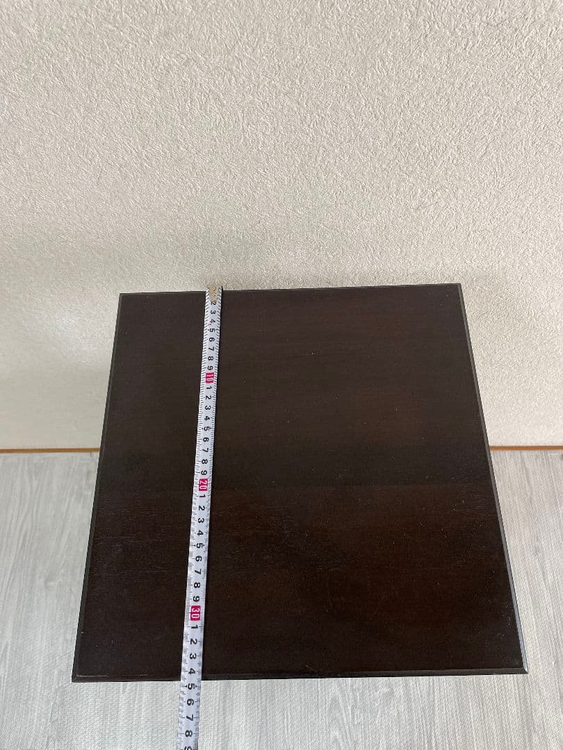 【アンティーク】カリモク 木製 電話台 FAX台 収納棚 昭和レトロ 古家具