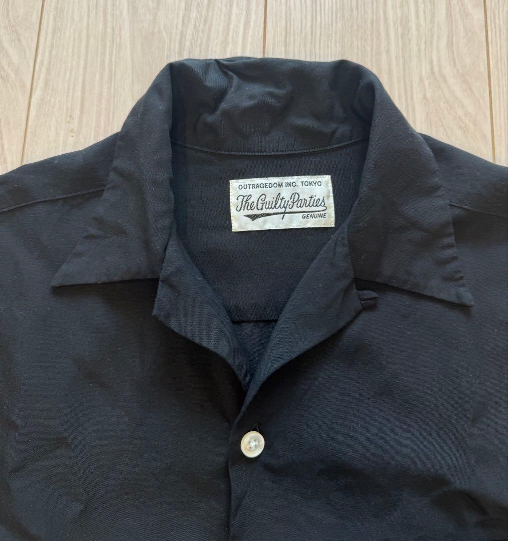 ワコマリア 50's シャツ 22FW M ブラック wackomaria