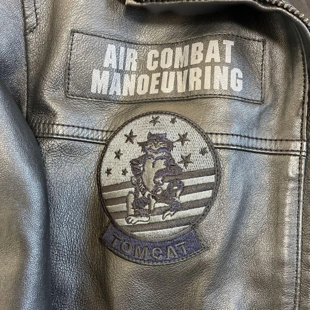 AVIREX アヴィレックス トップガン レザー ジャケット ブラック