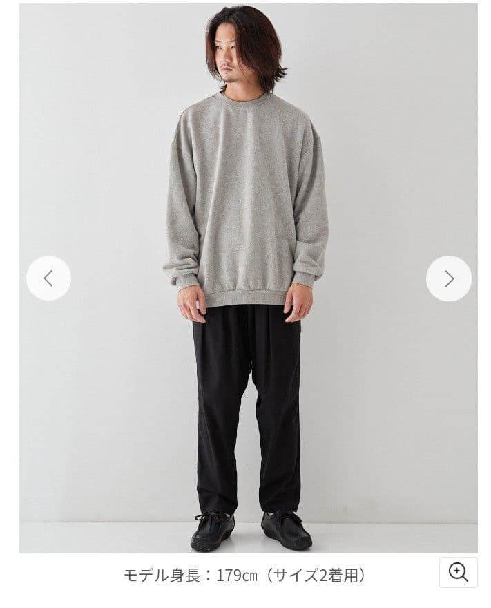 confect UpcycleLino BASIC 裏毛ビッグスウェット 2