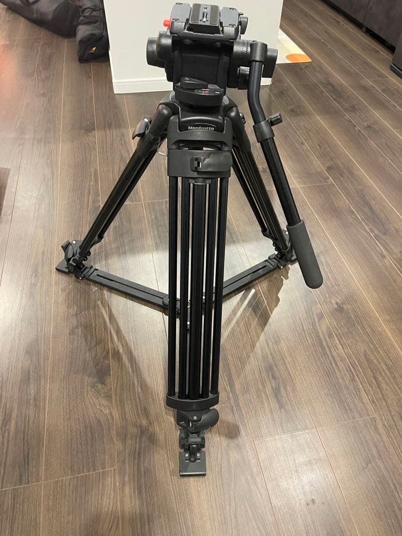 Manfrotto 525MVB 503HDV 雲台付き 三脚　値段交渉可能です