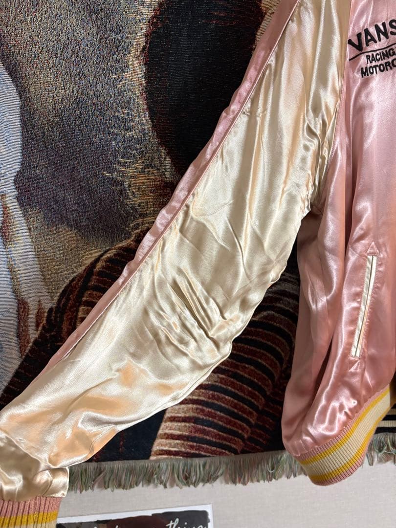 ［中古品］vanson バンソン　トムとジェリー　スカジャン　XXL