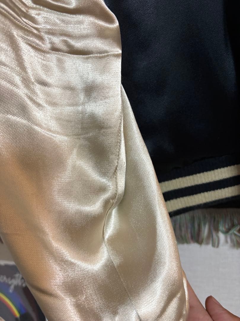 ［中古品］vanson バンソン　トムとジェリー　スカジャン　XXL