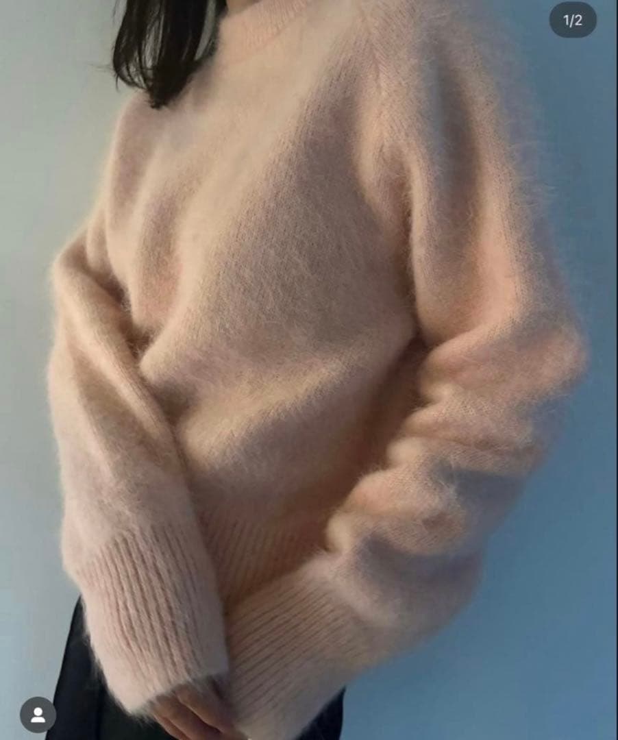 【CLANE】クラネANGORA COMPACT KNIT TOPS