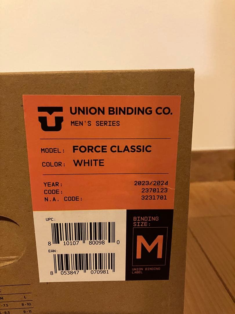 【新品未使用】UNION FORCE CLASSIC 24-25 Mサイズ