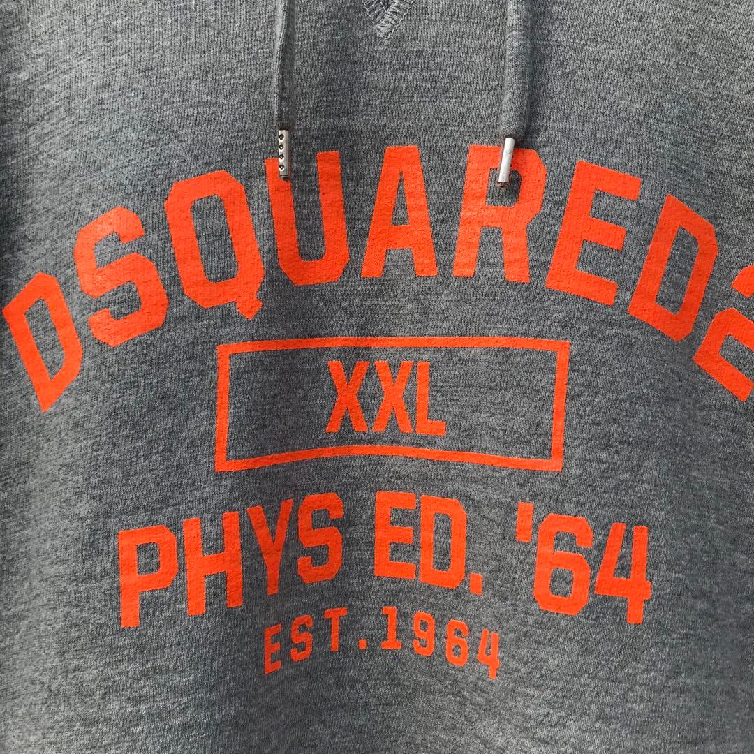 ディースクエアード　パーカー　XL　グレー