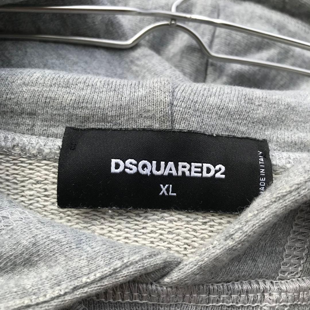 ディースクエアード　パーカー　XL　グレー