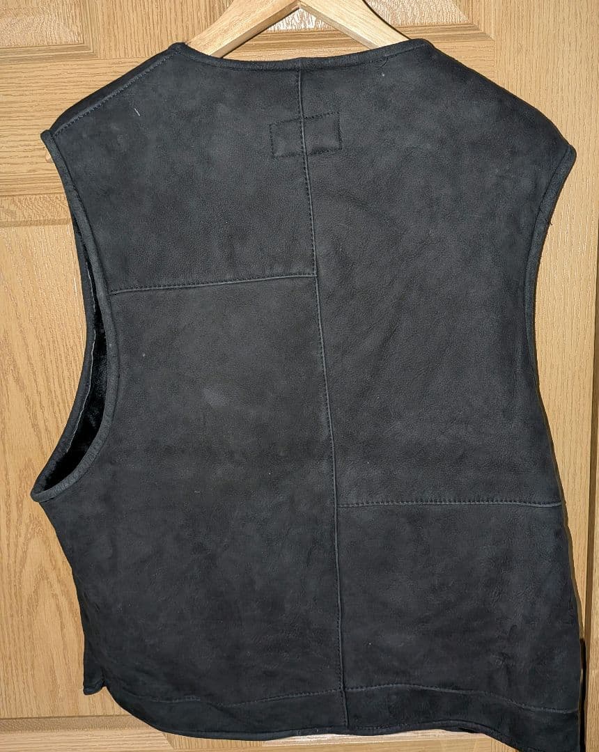 Paul　Smith　ポールスミス　羊革　ムートンベスト 　レザー　4ポケット