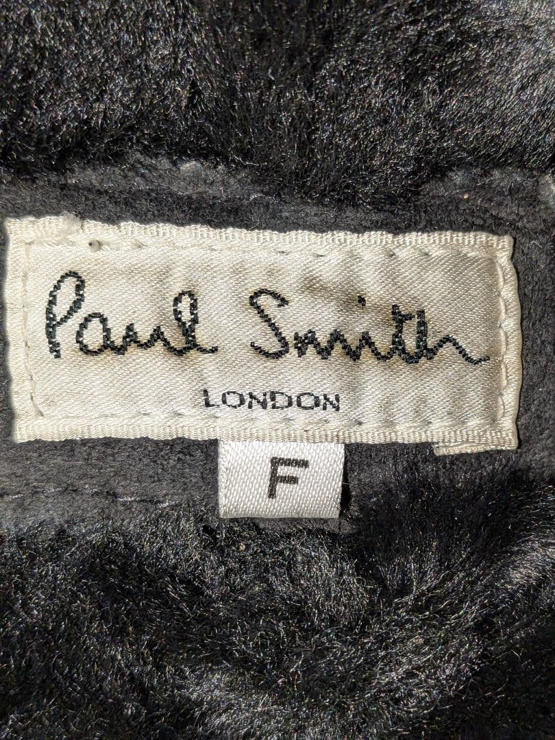 Paul　Smith　ポールスミス　羊革　ムートンベスト 　レザー　4ポケット