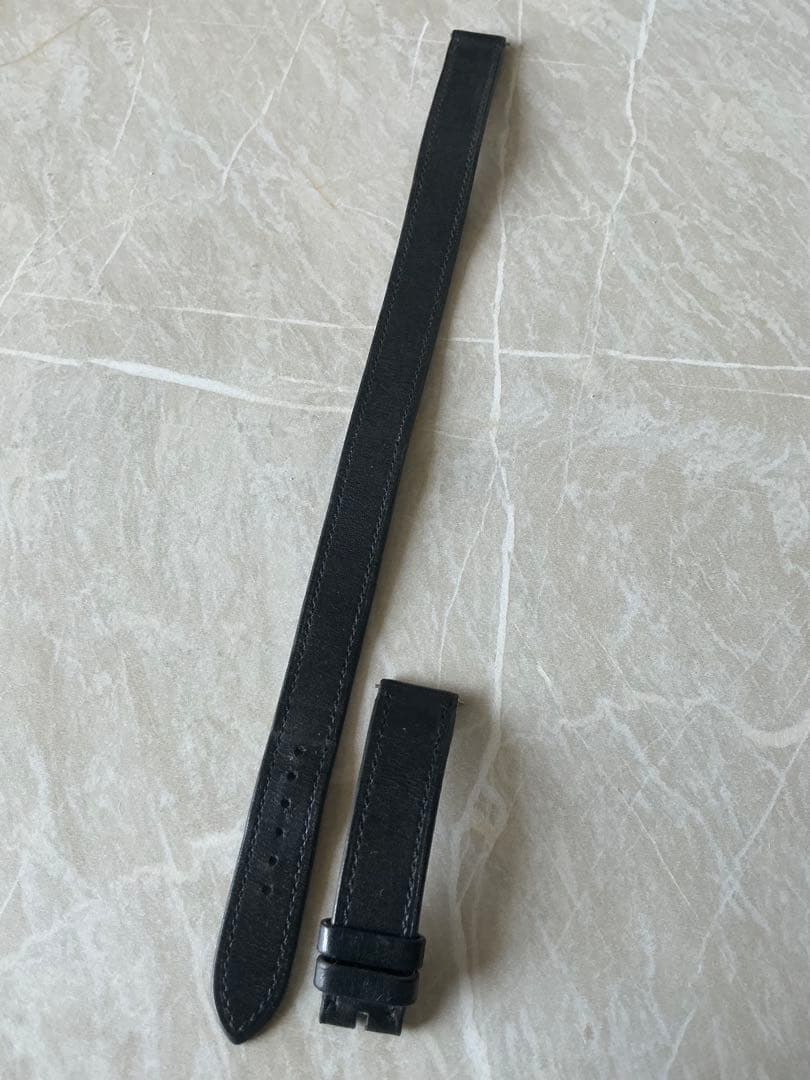 ま【純正】エルメス　ドゥブルトゥール　替えベルト　ブラック