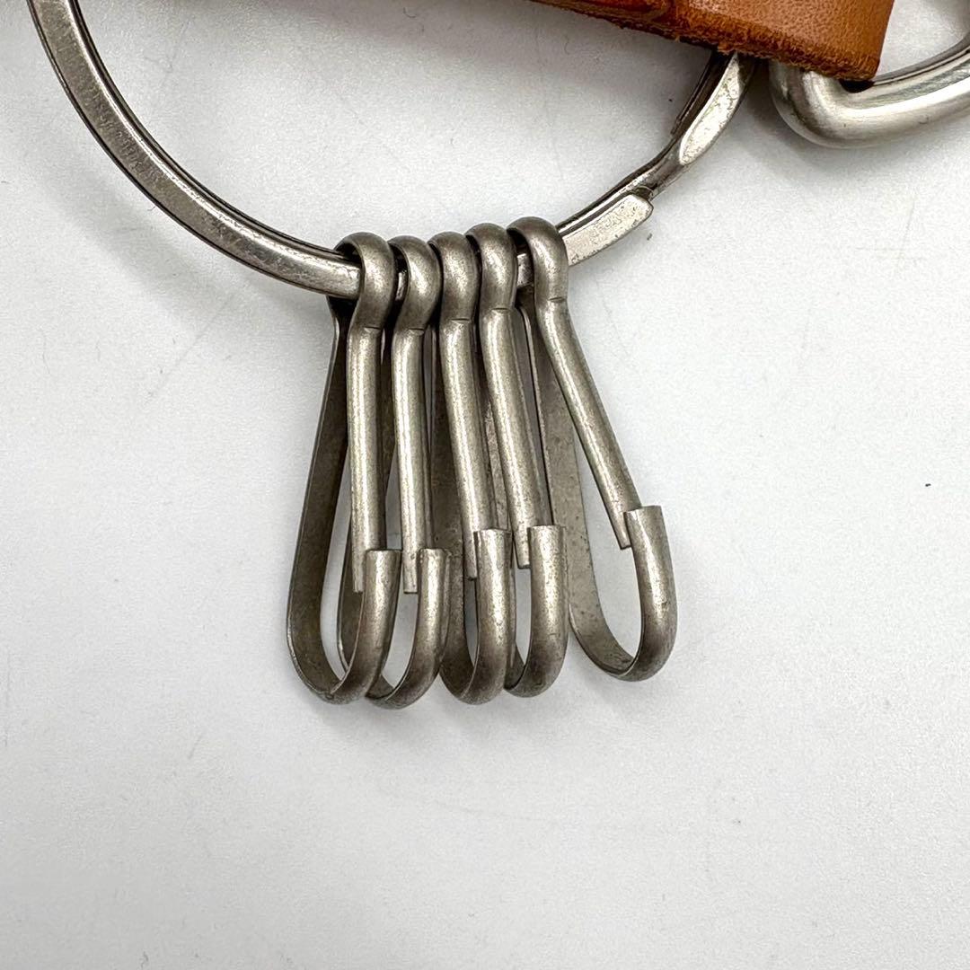 【極美品】Hender Scheme キーフロック レザー ブラウン フック