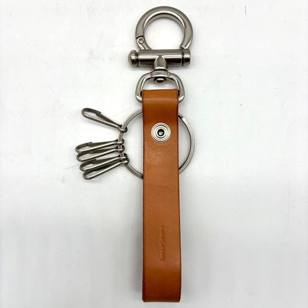 【極美品】Hender Scheme キーフロック レザー ブラウン フック