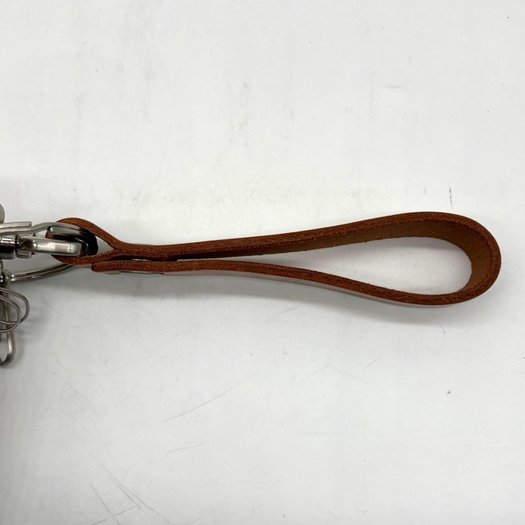 【極美品】Hender Scheme キーフロック レザー ブラウン フック