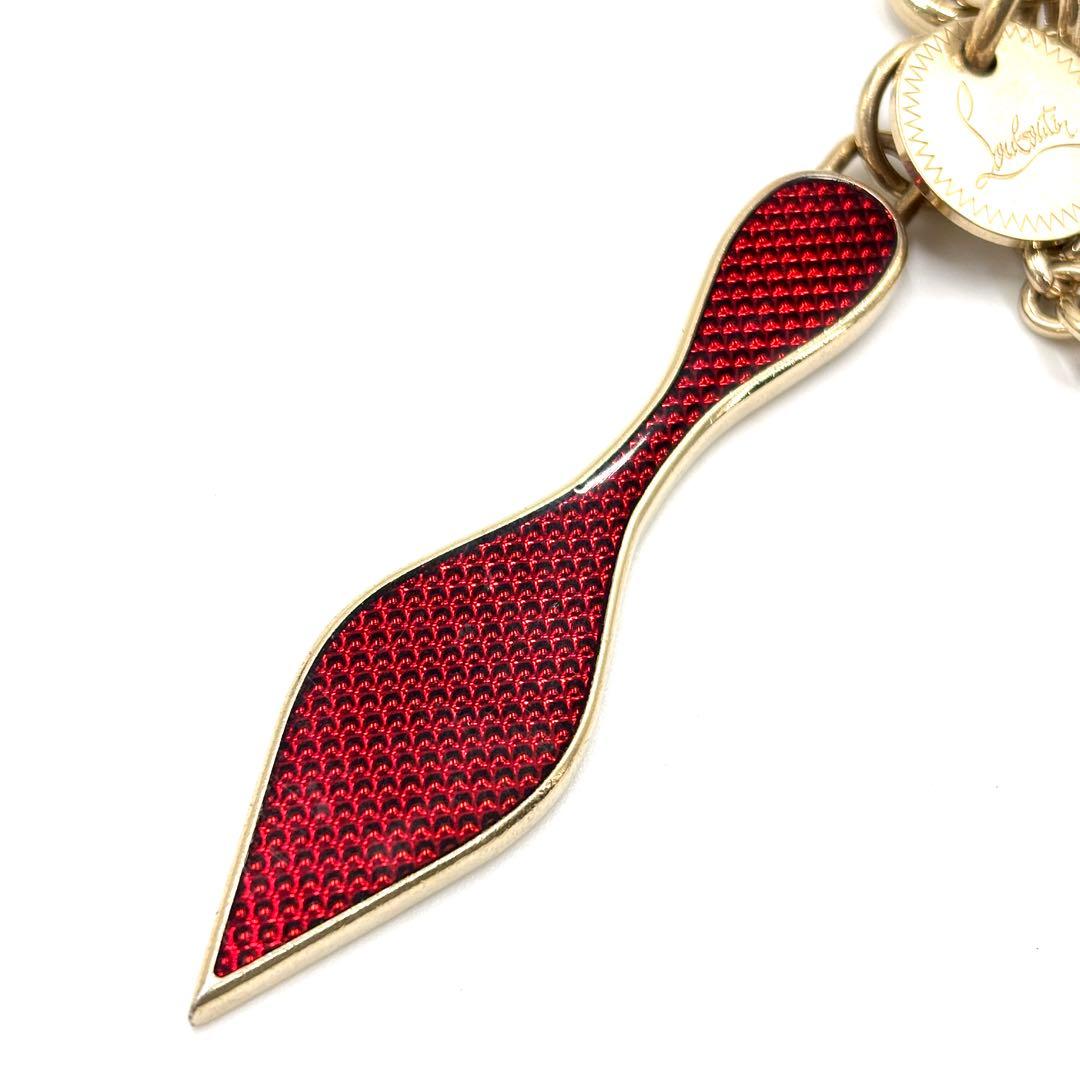 【激レア・美品】クリスチャンルブタン キーリング キーホルダー ハイヒール 金