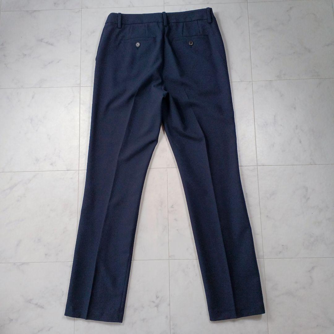 新品タグ付き ユニクロ 感動パンツスーツ ネイビー XL/ウエスト73cm