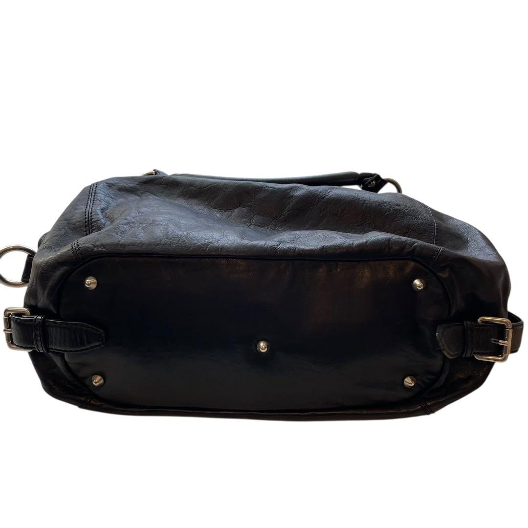 DSQUARED2 ディースクエアード レザーバッグ 肩掛け 大容量 y2k