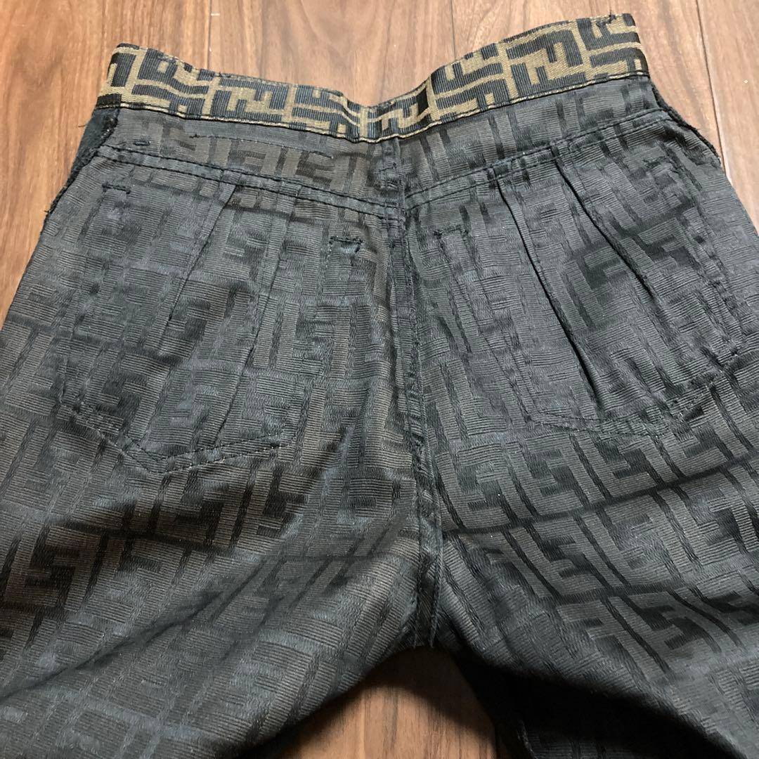 FENDI フェンディ ジーンズ パンツ スキニー ズッカ柄 総柄 モノグラム