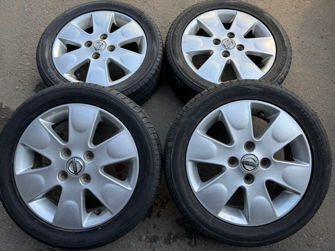 ①すみっコぐらし 日産純正　4本セット 165/55R14 【A0036】