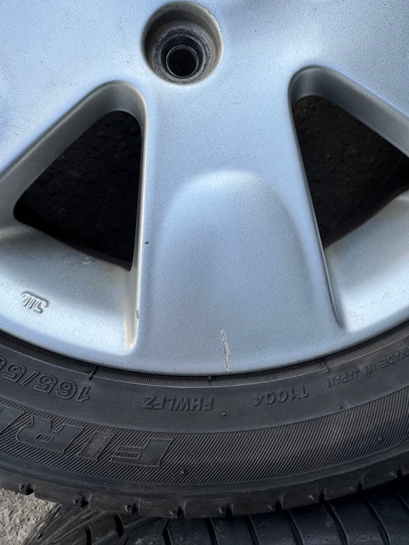 ①すみっコぐらし 日産純正　4本セット 165/55R14 【A0036】