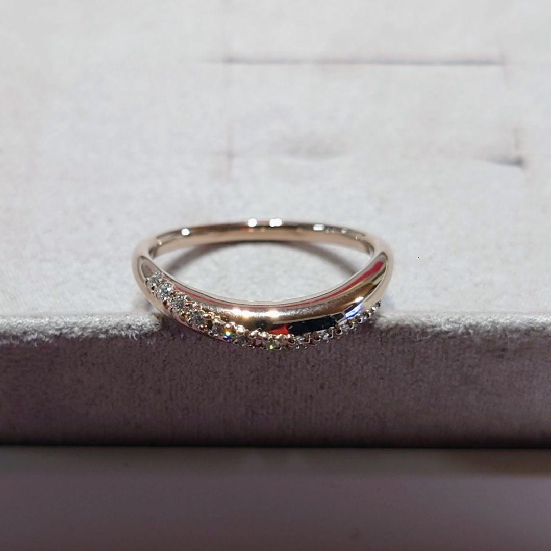 ら*ん様 オンライン限定　即完売品　ete ビジュークレセントムーンリング