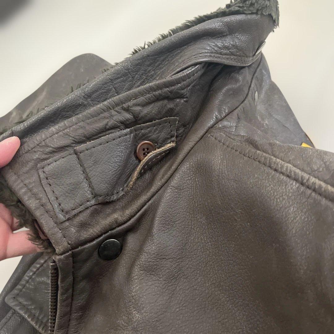 80'90'ヴィンテージ本革レザージャケット フライトレザージャケット