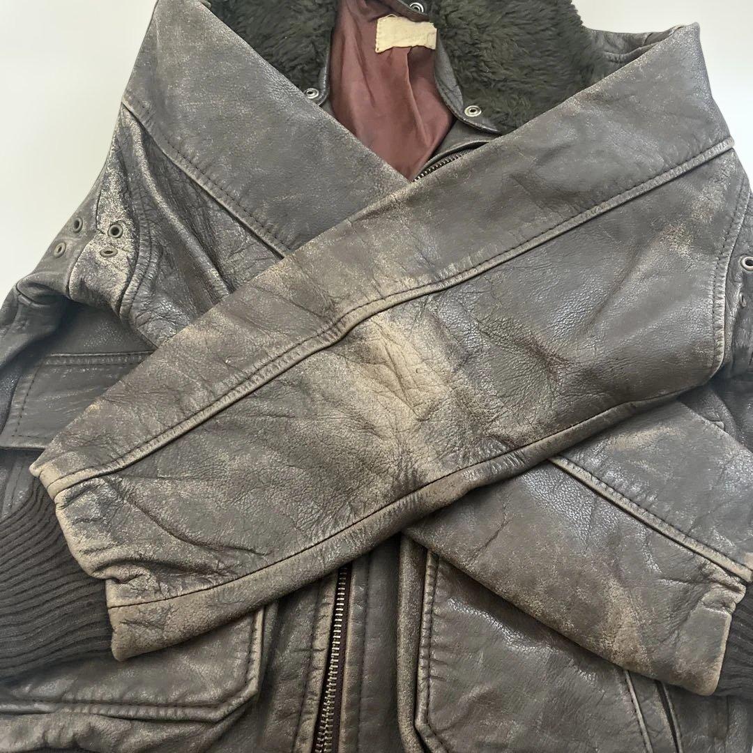 80'90'ヴィンテージ本革レザージャケット フライトレザージャケット