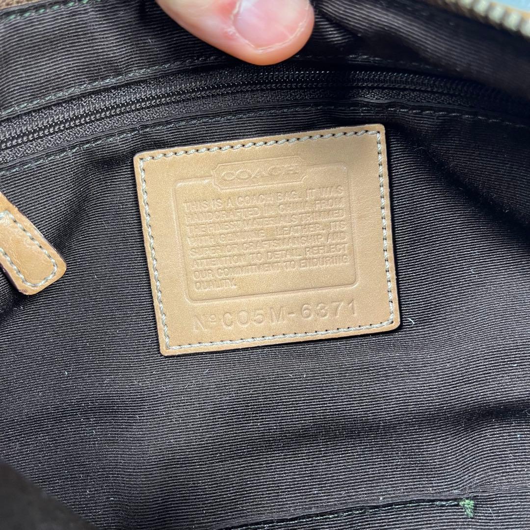 Coach コーチ アクセサリーポーチ シグネチャー ベージュ