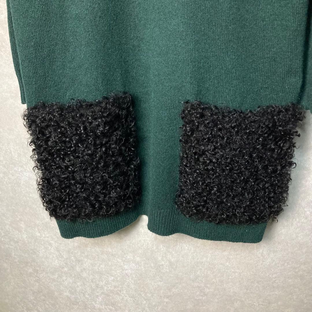 【美品】LV ルイヴィトン　カシミヤ100%　ニット　ハイネック　ワンピース