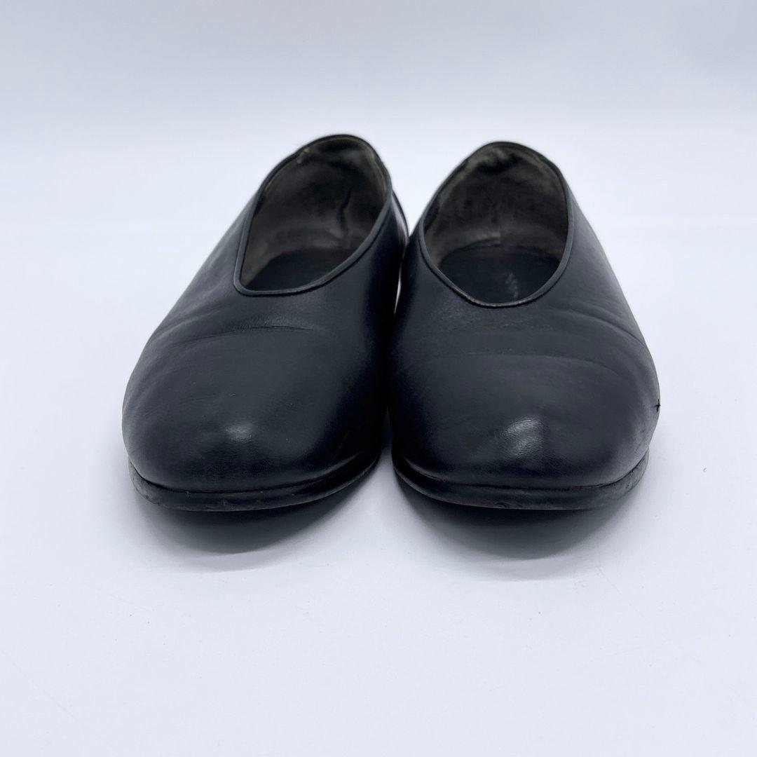 ヨーガンレール パンプス レザー ブラック 24cm オフィス