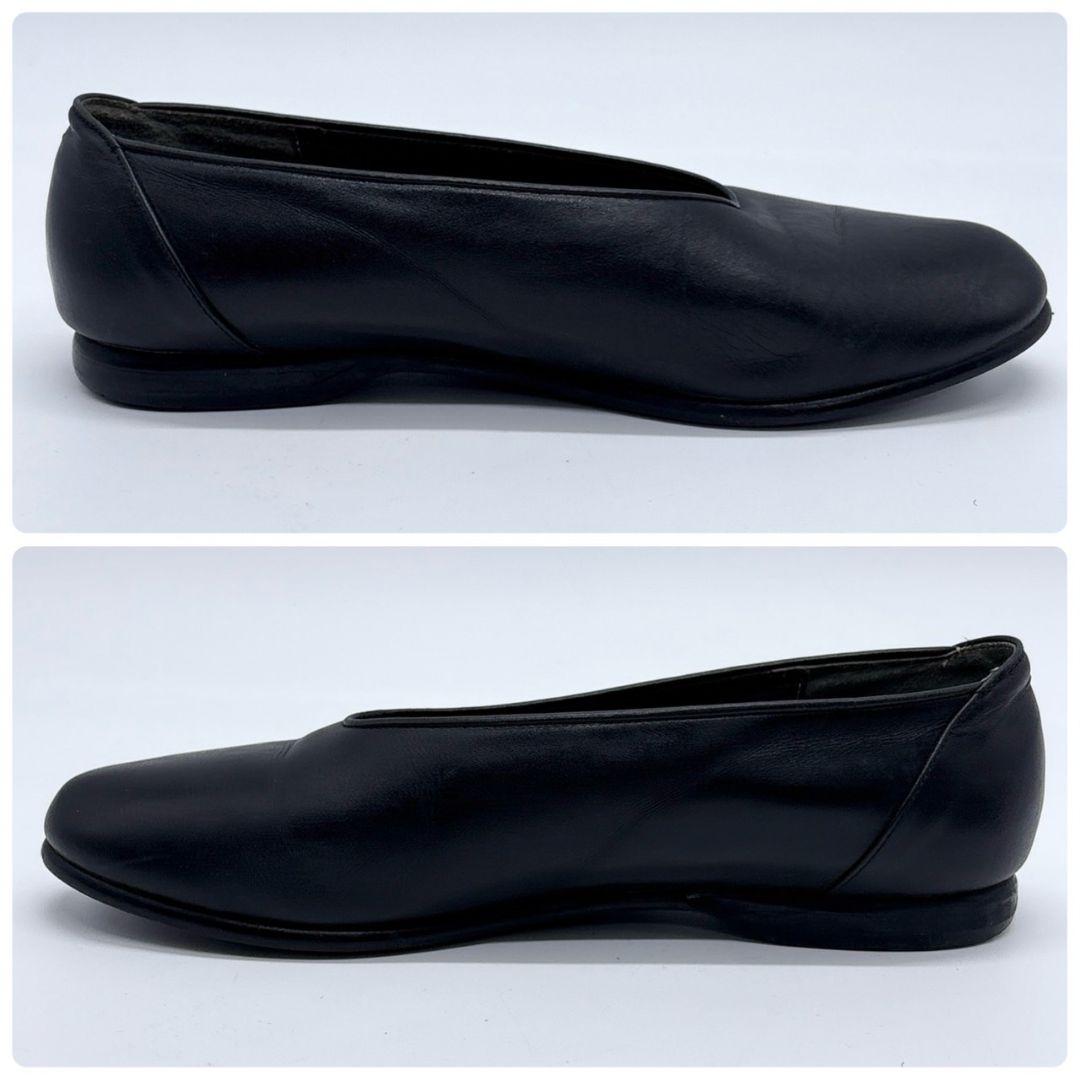 ヨーガンレール パンプス レザー ブラック 24cm オフィス