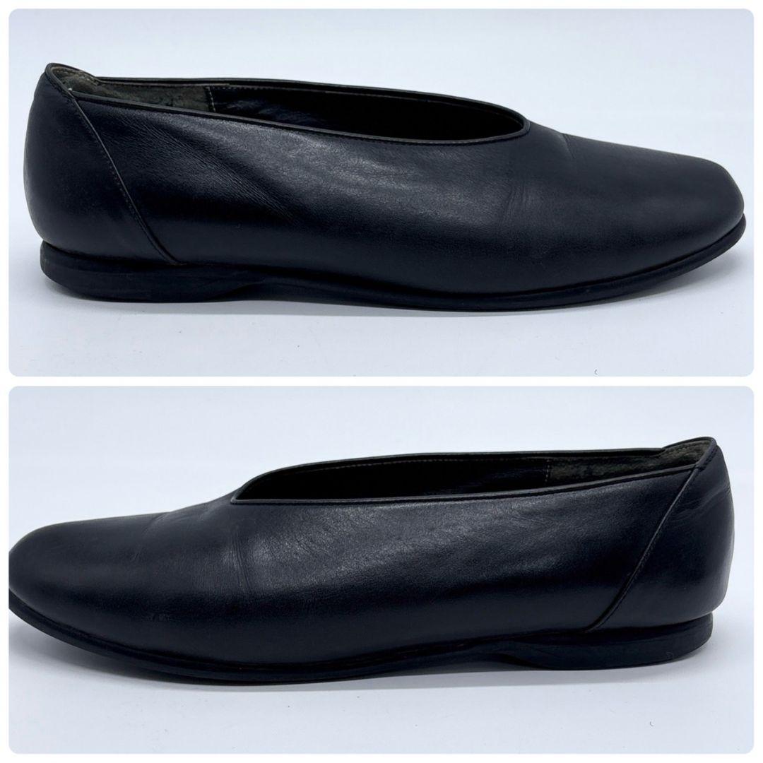 ヨーガンレール パンプス レザー ブラック 24cm オフィス