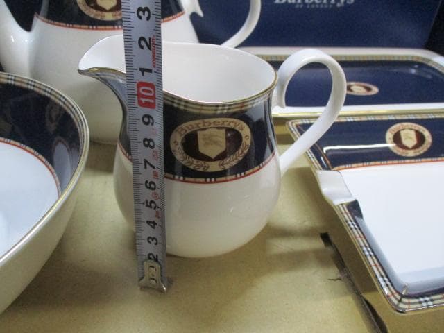 BURBERRY バーバリー ティーポット クリーマー ボウル トレイ セット