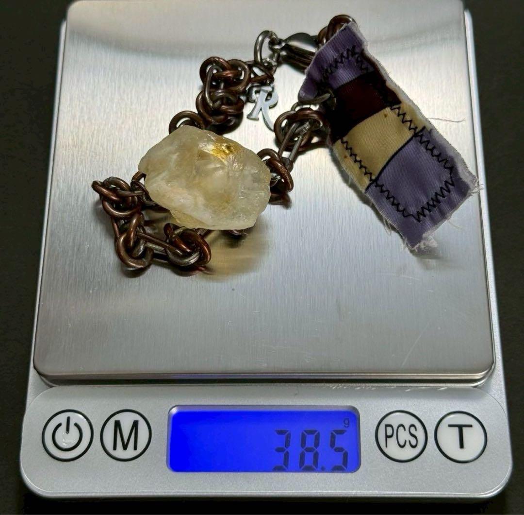 アクセサリー RAF SIMONS stone Charm bracelet silver