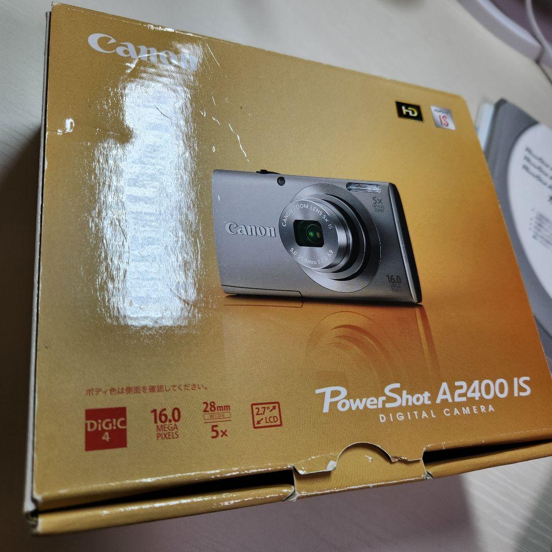 Canon デジタルカメラ PowerShot A2400IS シルバー