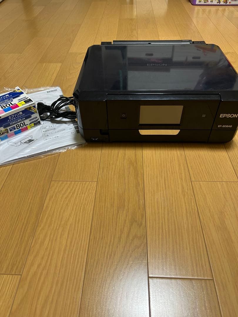 【ジャンク品】EPSON EP-808AB インクジェットプリンター ブラック