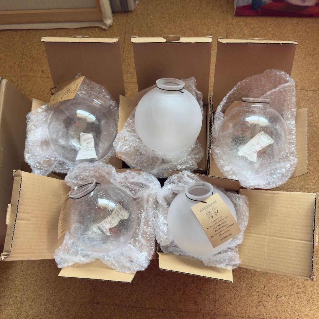 m*i様 超特価！新品未使用品　ペンダントライト バブル クリア フロスト ガラ