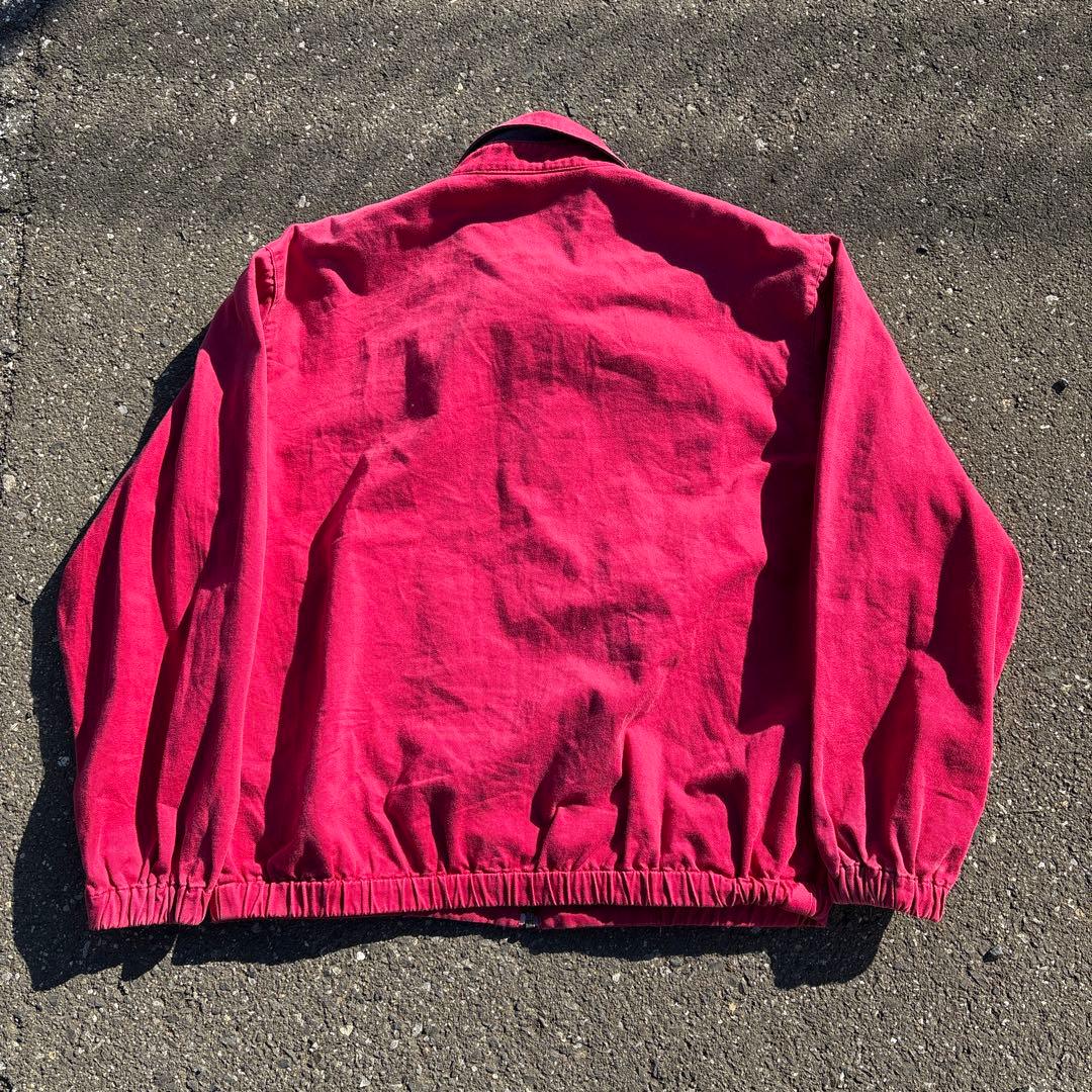 80s ポロラルフローレン　スウィングトップ スイングトップ レッド ボルドー