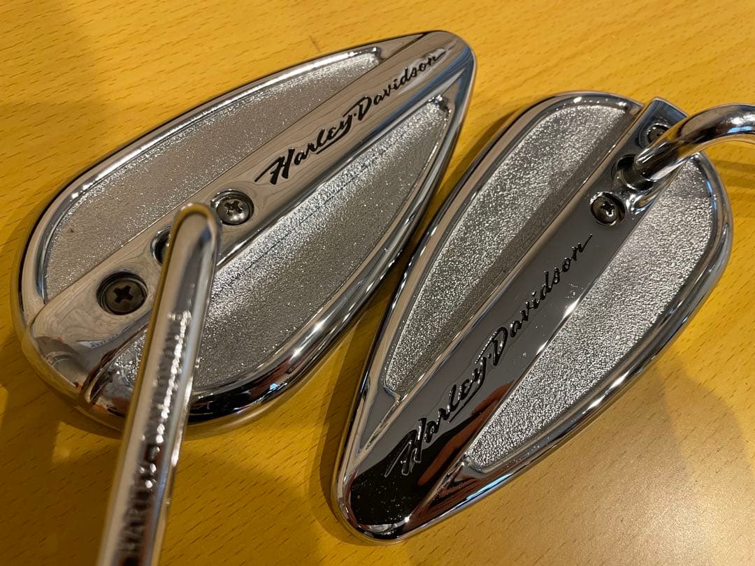 美品　ハーレーダビッドソン 純正ミラー クローム仕上げ