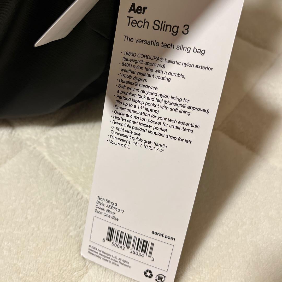 Aer tech sling 3ショルダー ボディバッグ AER-31017