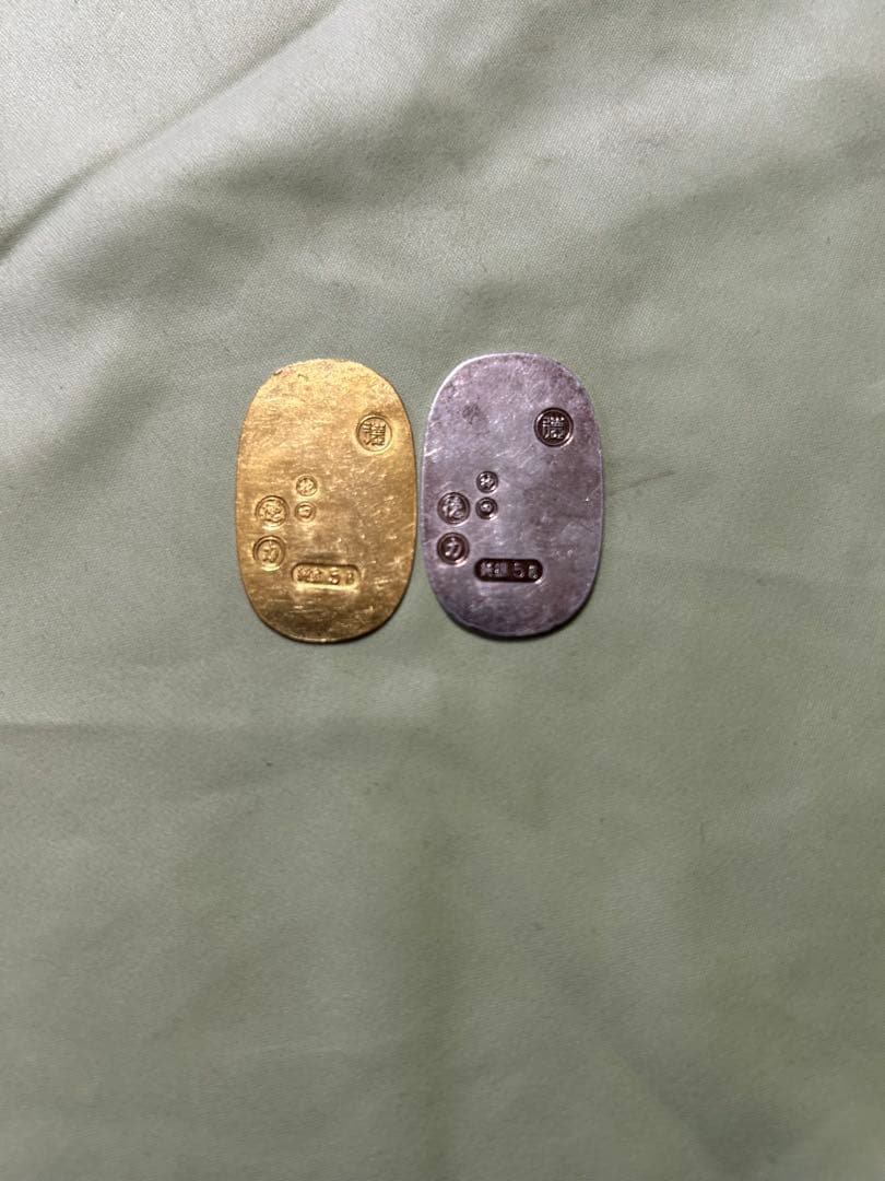 徳力 小判 純金 純銀 5gセット最終値下げ