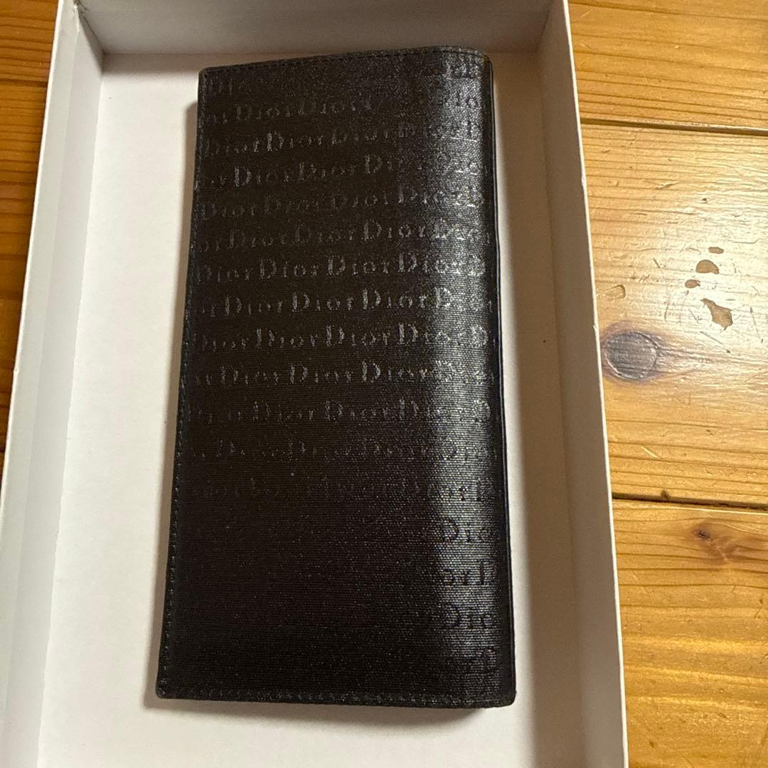 ビ*ン様 Dior ブラックレザー 長財布［値下げ交渉可能］