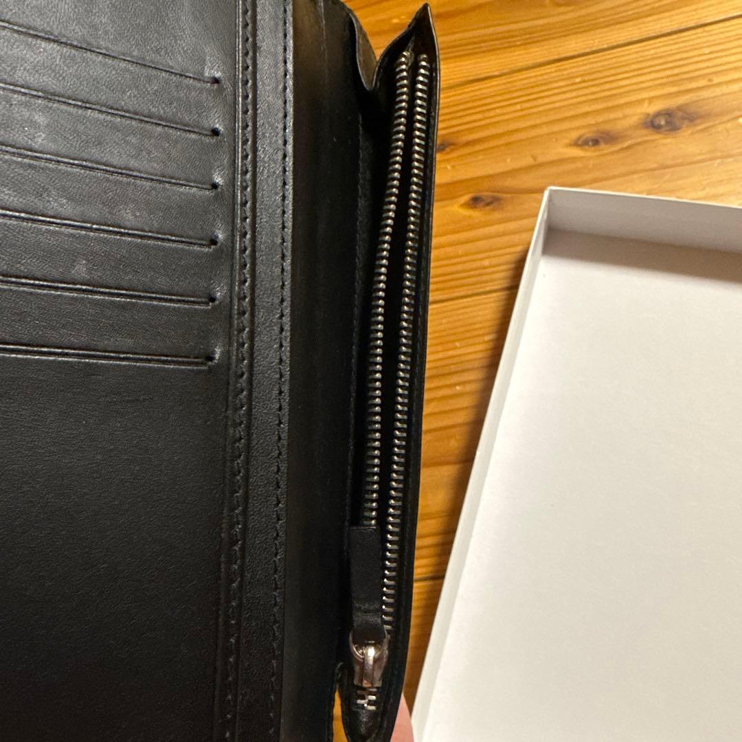 ビ*ン様 Dior ブラックレザー 長財布［値下げ交渉可能］